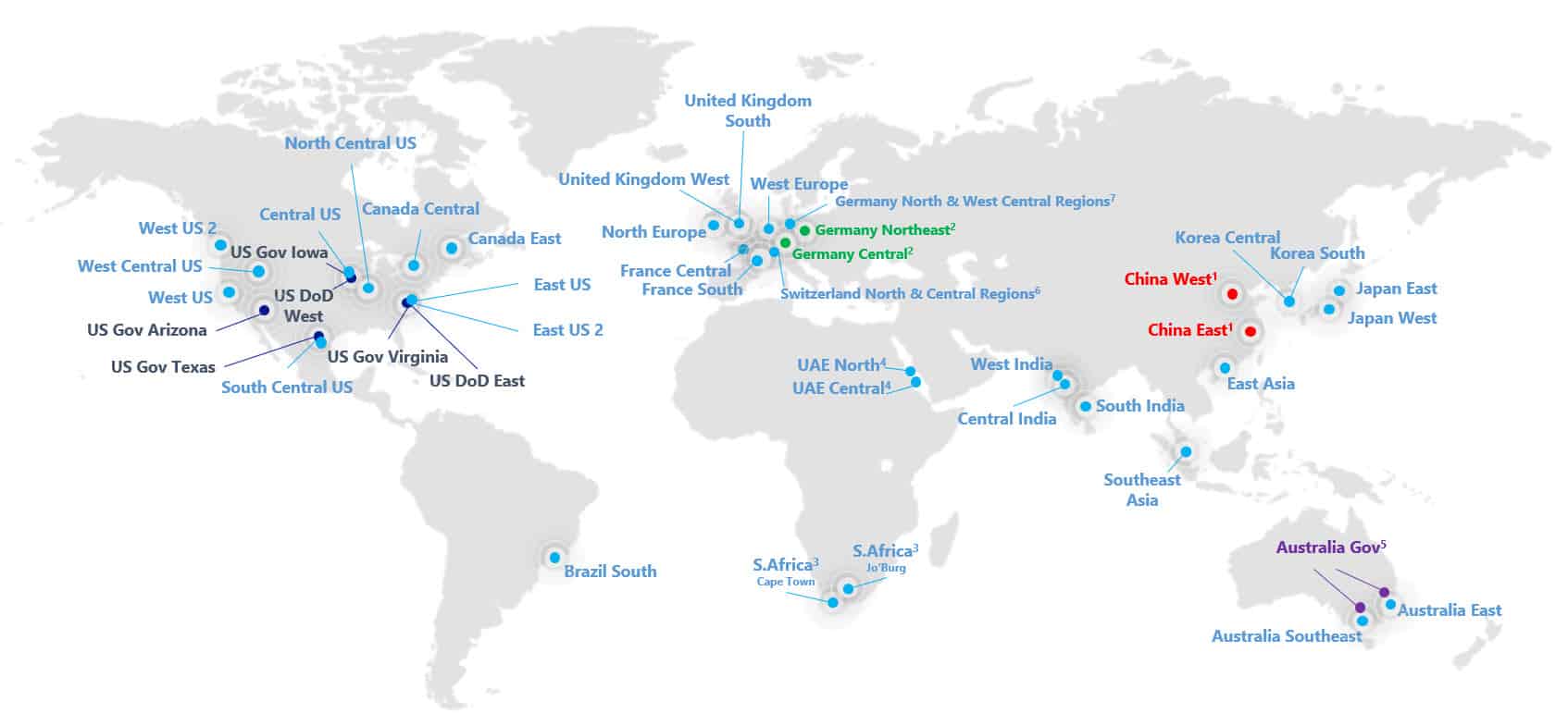 Azure Regions Datacenter Switzerland